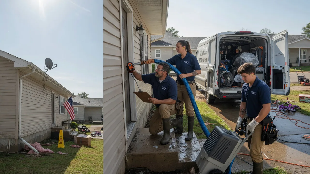 Ceiling Water Damage Restoration in Russell, PA near me